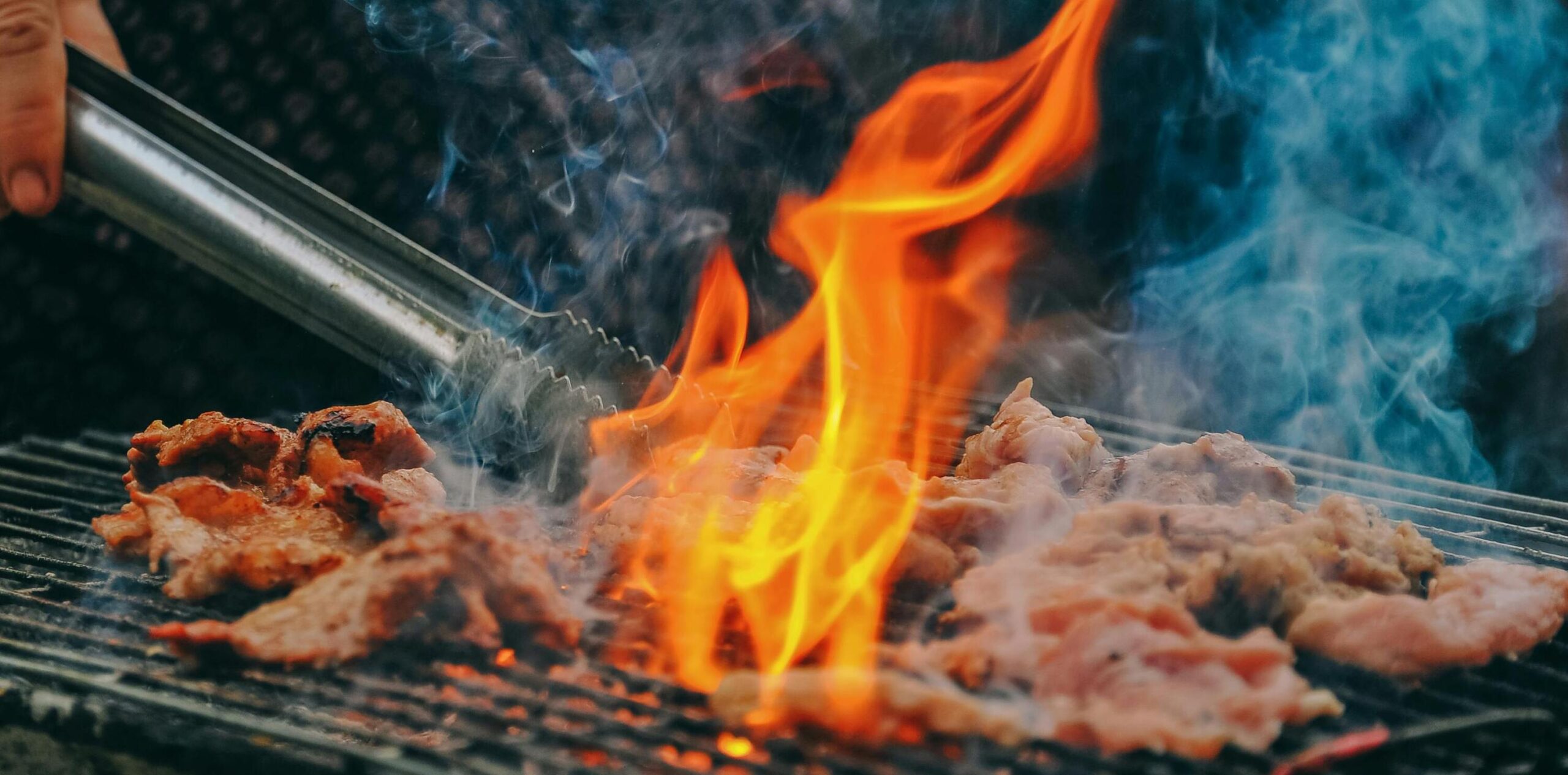 vlees op de barbeque